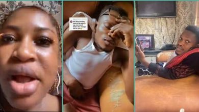 "This Is What Happens Whenever I Touch My Husband": Woman Displays Goosebumps on Hubby's Body