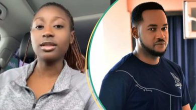 Watch video as lady expresses disgust after sighting actor Nonso Diobi participating in 'tap tap' on TikTok