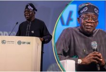 Moment Tinubu, Wife Laugh Uncontrollably as Old Video of Gbenga Adeboye Emerges