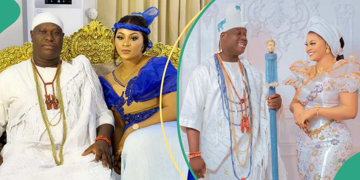 See how Ooni's wife holds down internet with her ravishing pregnancy shoot (pictures)