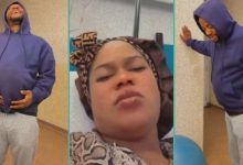 Nigerian man wears fake baby bump, storms hospital to mimic pregnant wife in lab...
