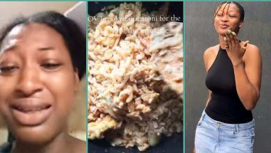 "I told them I can only cook for myself": Lady in tears after making 'bad' food