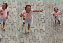 Watch hilarious video of little girl speaking to her father using slangs