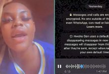 Listen to the hot voice note a lady received from her neighbour