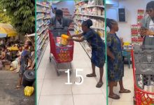 Trader packs food items for her baby in emotional 30-second shopping, video goes viral