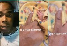 "DNA for what?" Father uses daughter's finger to confirm paternity, video trends