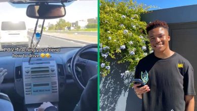 See how a man creates chaos on the road while learning how to drive (VIDEO)