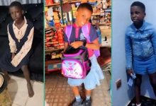 "Only 2 months": Nigerian lady who adopted little girl flaunts her transformatio...