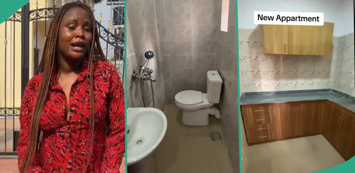 "It's Very Cheap": Lady Rents 1-Bedroom Flat That Costs N700,000, Set to Move into Her New Apartment