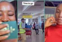 "It's Time to Go": Nigerian Lady Packs Her Bags and Relocates to UK, Video Shows Her New Residence