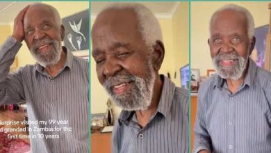 "He just turned 99": Man visits young-looking grandfather in touching video, peo...