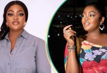 See how Eniola Badmus embarrassed a lady who was recording her while walking