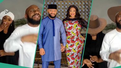 Watch how Judy Austin acted at Yul Edochie's recent online ministration as netizens attack her (video)