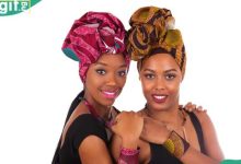 "Ladies on Fleek": Asoebi Ladies Turn Heads in Dashing Green and Black Attire, Give Fashion Goals