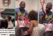 "Such a Great Dad": Man Stays Still as Daughter Fixes Artificial Nails on His Fingers, Paints Them