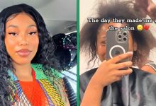 See the finger waves hairstyle a lady did at a salon that got many laughing