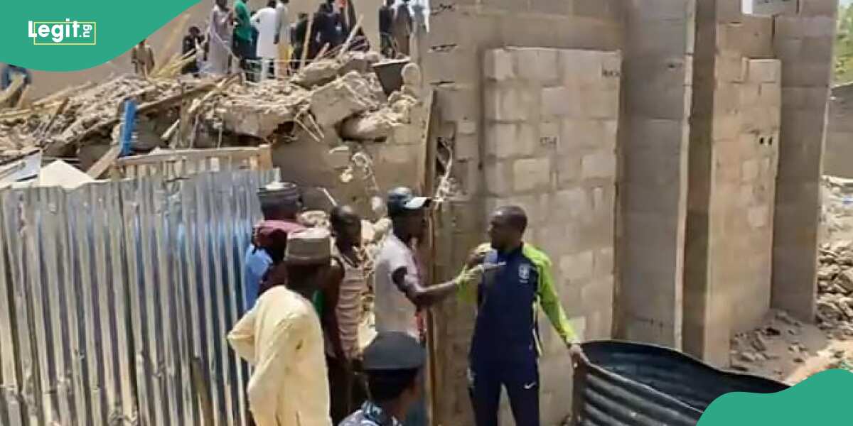 Breaking: Building Collapses in Kano, Several People Trapped
