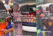 Instead of Dropping it in Church, Woman Uses Her Tithe to Feed the Needy, Less Privileged and Widows