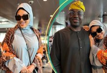 “May Allah Accept It As Act of Ibaadah”: Mercy Aigbe, Husband Jet Out for Umrah, Share Pics