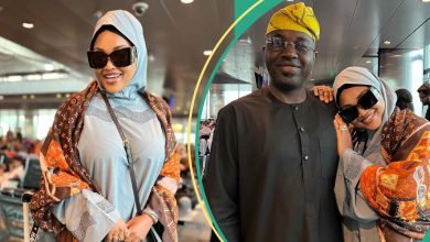 “May Allah Accept It As Act of Ibaadah”: Mercy Aigbe, Husband Jet Out for Umrah, Share Pics