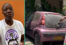 "She is Lean Now": Lady Driving From London to Lagos Arrives in Ghana, Headed For Nigeria April 7