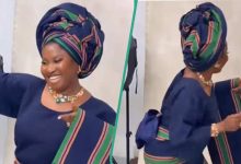 Woman Rocks Aso-Oke to Celebrate 60th Birthday, Dances Excitedly, Netizens React: "She Looks Young"