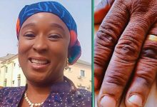 "Since 1976": Nigerian Woman Who Has Won Her Wedding Ring For 48 Years, Flaunts it in Viral Video