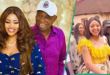 “Our Small Actress Is Now a Big Madam”: Regina Daniels Follows Hubby to Umunede Festival, Fans React