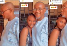 "Jesus Una Dey Kiss for Lips?" Nigerian lady and Her Dad Share Unusual Moment in Video, Many React