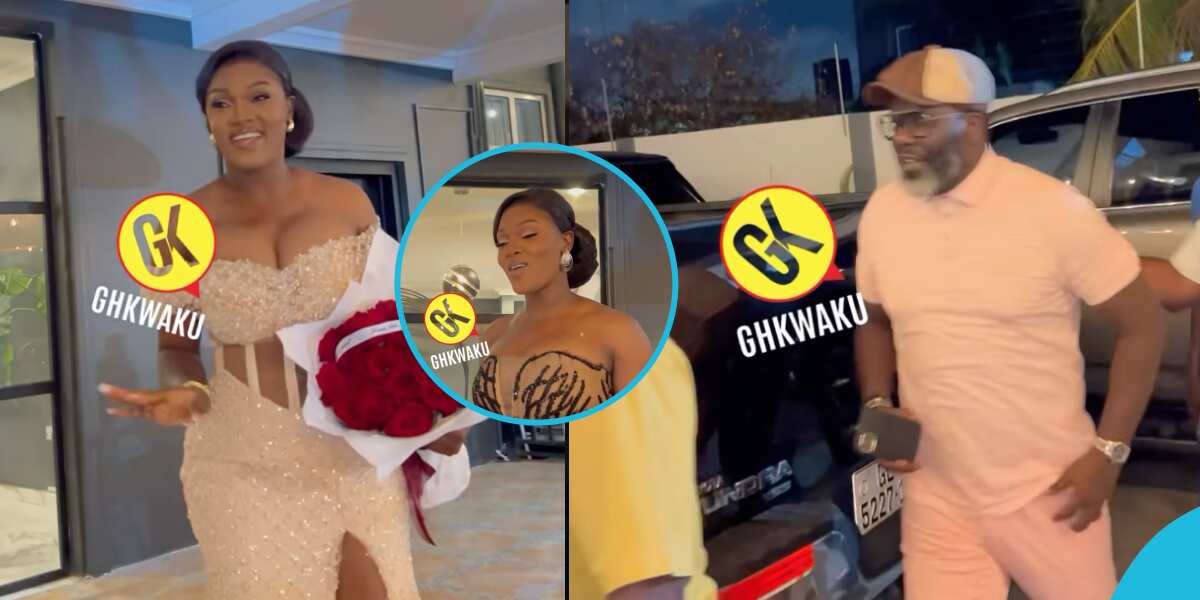Sammy Kuffour: Ex-Bayern Munich Player Rocks Pink Designer Outfit To His Baby Mama's Birthday Party