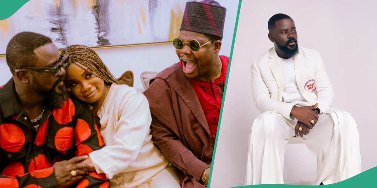 "Who be this Sarkolive": Singer Black Fab Shows Love Interest in Mr Macaroni's Daughter Motunde