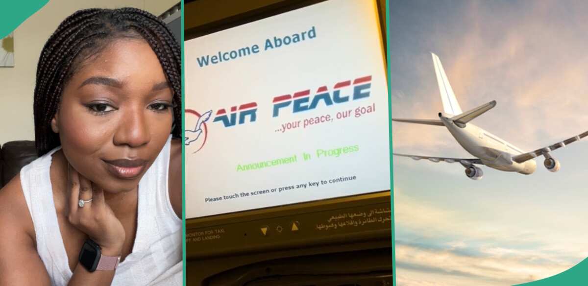 "I Paid N886,000": Lady Flies to London Gatwick Airport With Air Peace, Shares Her Flight Experience