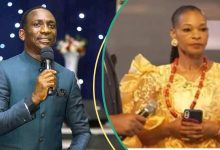 Video Shows Moment Pastor Enenche Caught Woman ‘Lying’ With Her Testimony Before His Congregation