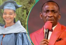 "It is well": Anyim Veronica, NOUN law graduate rebuked by Pastor Paul Enenche finally speaks