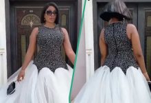 Fashion Designer Recreates Lady's Classy Dress, Netizens Hail Her: "It Is Better Than D Inspiration"