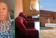 "My Personal Space": Lady Doing Her NYSC in Edo Gets One-Bedroom Apartment With Kitchen and Bathroom