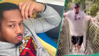 “My Mind No Gree Oo”: Mike Ezurunoye Cries Out in Fear After Taking a Canopy Walk For The First Time