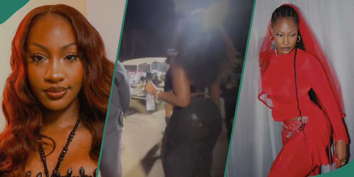 “Isakaba Gimme Your Bakasi in OBO Voice”: Tems Flaunts Massive Backside As She Walks to Her Car