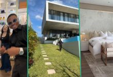 Inside N4bn Mansion With N1.7bn Cars: Ola of Lagos Screams as He Enters Man's Luxury House