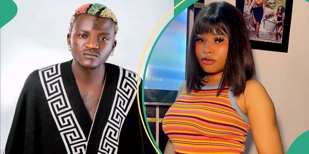 “Your Eyes Dey Outside”: Portable Calls Out Queen Dami Over Refusal to Have His Baby, Spills Details