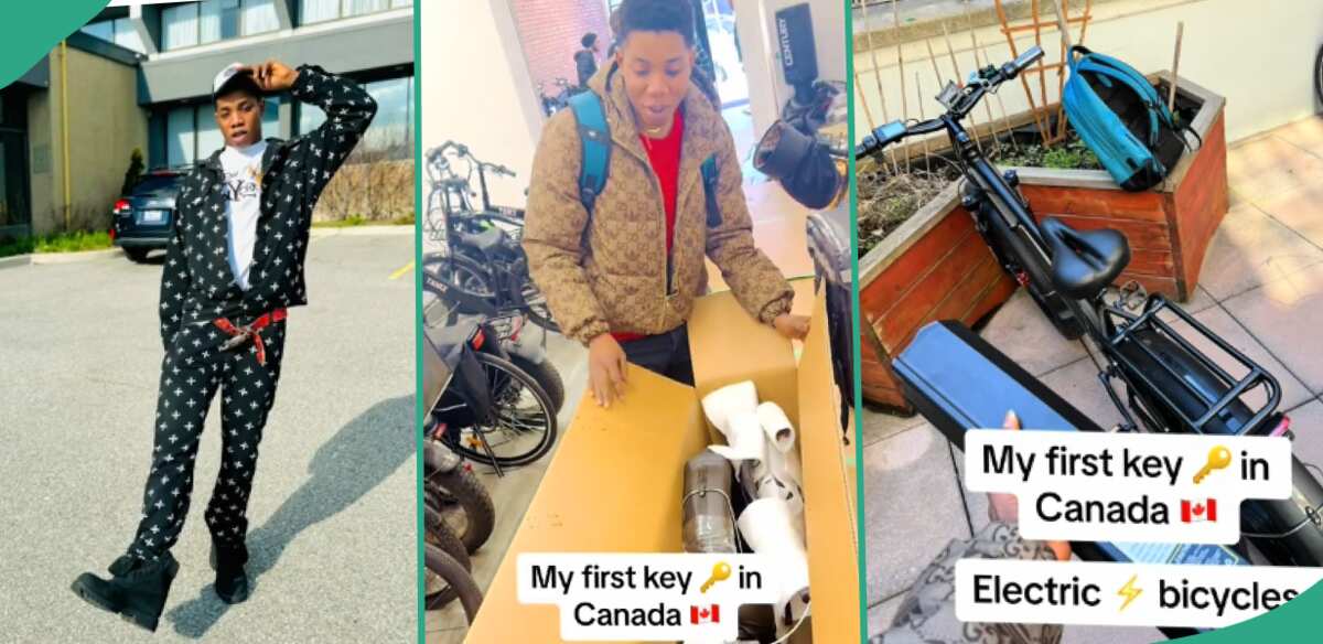 "Na Step By Step": Man Celebrates as He Buys Electric Bike after Moving to Canada, Flaunts it Online