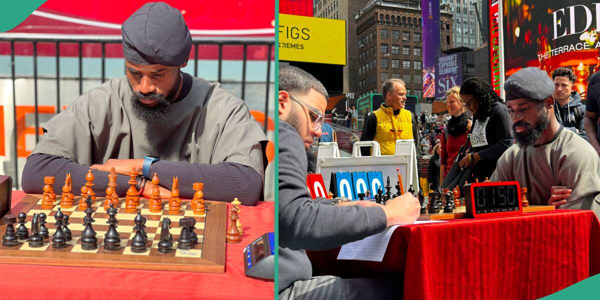 Guinness World Record: Chess Master Tunde Onakoya Undefeated after 20 Hours, Receives N29m Donations