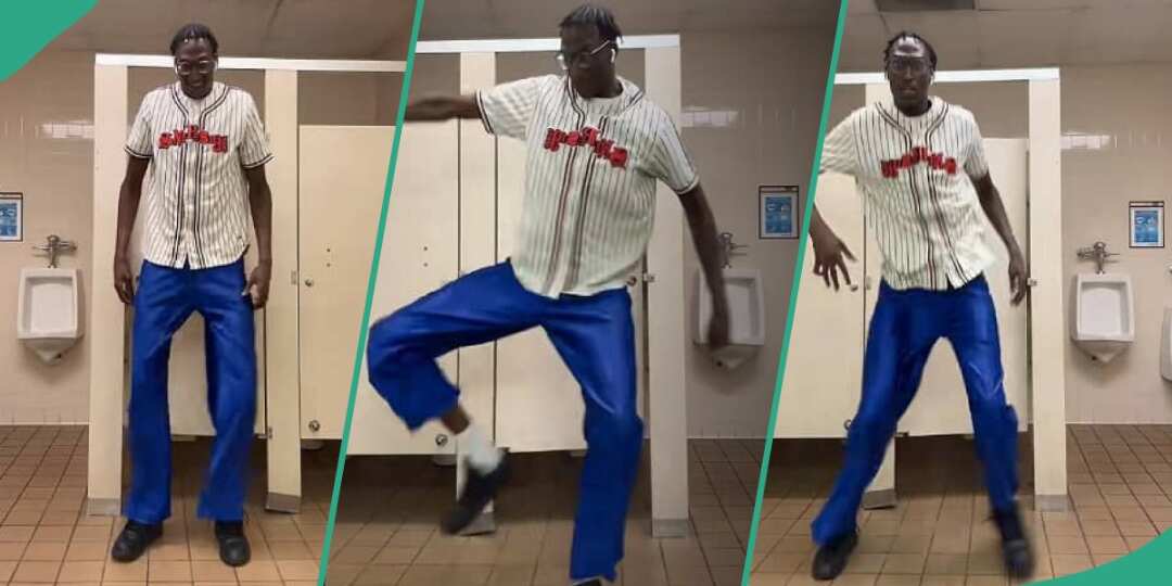 "He's Almost Reaching the Ceiling": Nigerian Man Who's Over 7ft Tall Dances at Home in Viral Video