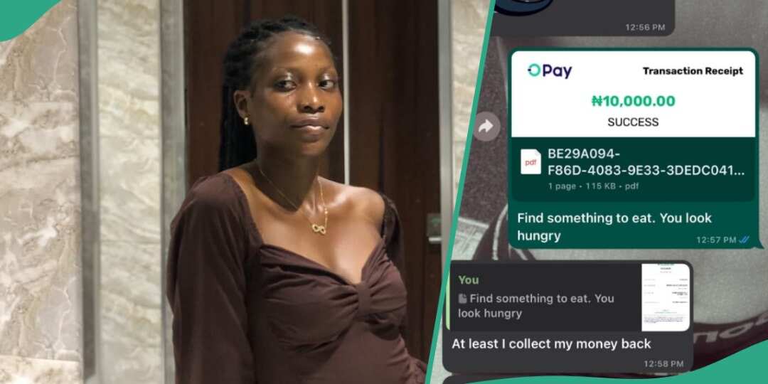 "You Look Hungry": Lady Blows Hot as Admirer Sends 'Only' N3k to Her Account, Chats Leak