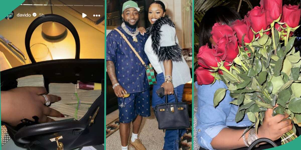 Davido Spoils Chioma Ahead of 29th Birthday, Photos Trigger Reactions: “Na Why She No Fit Commot”