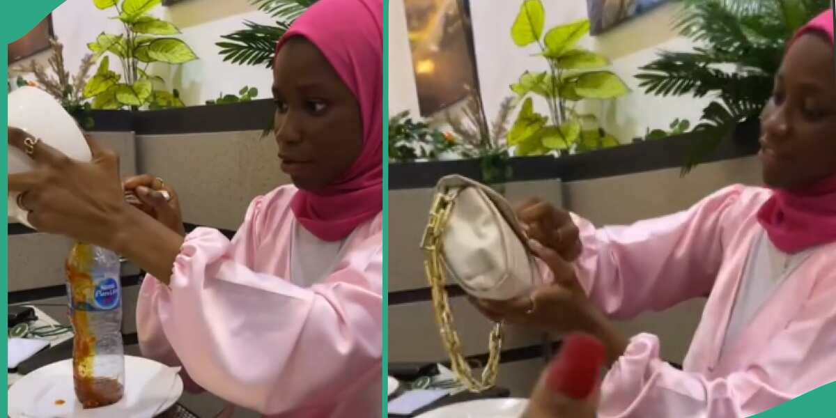 "You're Just Embarrassing Yourself": Lady Packs Leftover Stew of Her N10K Rice into Water Bottle