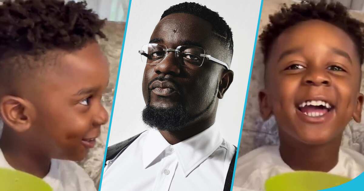 Sarkodie Interviews His Son MJ, Adorable Video Warms Many Hearts Online: "So Cute"