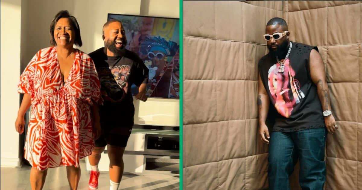 Cassper Nyovest and His Mother Take On the ‘Tshwala Bam’ Dance Challenge in Cute Video