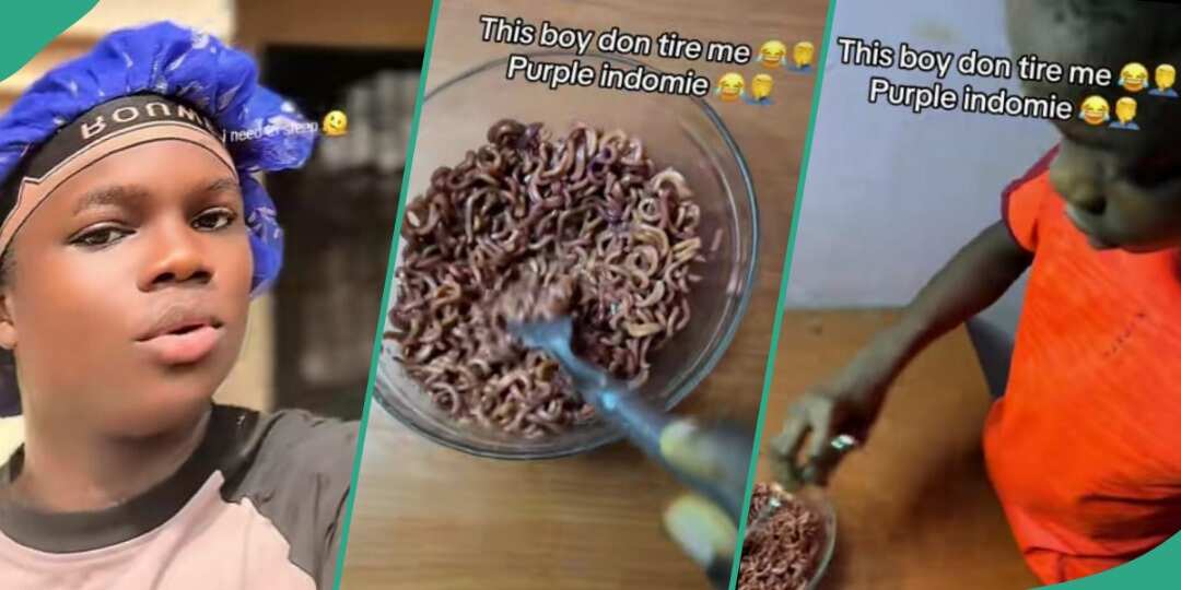"If You Get Mind, Chop Am": Nigerian Man Cries Out as Brother Serves Him Strange-looking Noodles