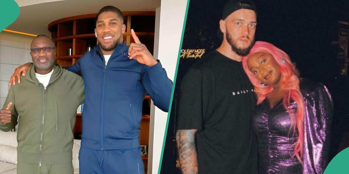 Femi Otedola Gushes As Anthony Joshua Visits Him in Monaco, Cuppy’s Ex’s Comment Triggers Reactions